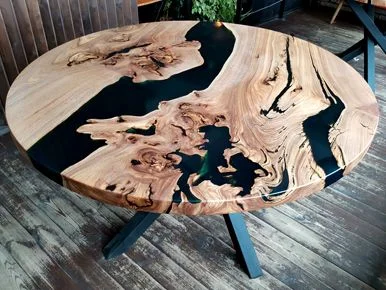 Мебель из слэбов дерева, дуб, карагач, орех